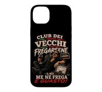 Club Dei Troppo Vecchi per Fregarsene Funny Italian Attitude Coque pour iPhone 14 Plus