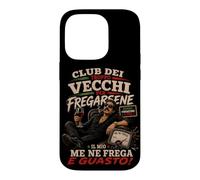 Club Dei Troppo Vecchi per Fregarsene Funny Italian Attitude Coque pour iPhone 14 Pro