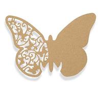 Club Green Marque-Places Papillon, Marron, 70 x 100 mm, 10 pcs par lot
