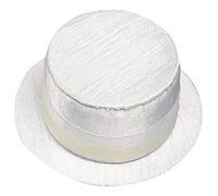 Club Green pour Femme en Soie Boîte à Chapeau, Blanc, 7 x 3 cm, Lot de 10