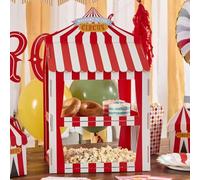 Club Green Présentoir de nourriture pour fête de cirque - Présentoir de nourriture pour fête d'anniversaire, fête de mariage pour enfants, décoration d'angle, vaisselle sur le thème du cirque