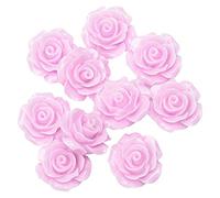 Club Green Résine Fleur Rose, vieux rose, 20 mm, Lot de 10