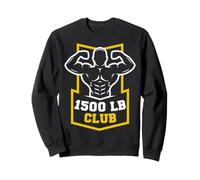 Club Gym Haltérophilie Bodybuilders 1500 LB Club Sweatshirt