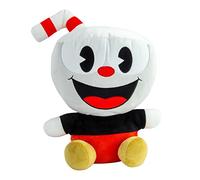 Club Mocchi Cuphead Mega Peluche pour garçons et Filles à partir de 3 Ans 38 cm, White