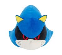 Club Mocchi Mocchi CMM Metal Sonic Mega Peluche, Peluche Officielle Sega Sonic The Hedgehog, Grand Jouet de 38 cm, Personnage Gaming Premium, Cadeau pour Enfants et Fans