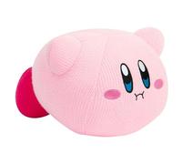 Club Mocchi Mocchi Peluche Nuiguru-Knit Hovering Kirby ME, Officielle Nintendo, Grande Peluche Tricotée de 38 cm, Figurine de Collection Douce, Premium pour Enfants et Fans de Jeux