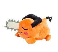 Club Mocchi Mocchi Suya Suya Chainsaw Man - Peluche Pochita Man, 20 cm, Peluche Officielle, Coussin Doux Kawaii, Décoration Manga Otaku, Jouet Collection Anime, Cadeau pour Fan, Dès 16 Ans
