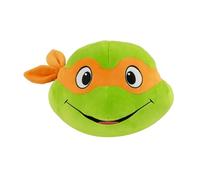 Club Mocchi Mocchi Tomy Peluche Tortues Ninja Michelangelo 38 cm- Peluches TMNT à Collectionner - Jouets sous Licence Officielle - Figurines d'action - Jouet Tortues Ninja 3 Ans et +