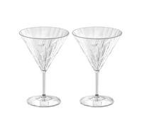Club n°12 verre à cocktail 250 ml polycarbonate Koziol set de 2