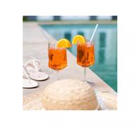 Koziol Superglas Club No. 4, 2 pièces, 300 ml, verre à vin & apéritif avec pied en plastique cristallin, luxueux, incassable, réutilisable, fête, camping, set de 2 pièces