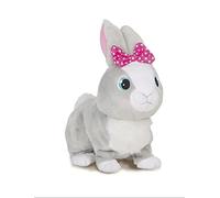 Club Petz Betsy, Mon Petit Lapin | Peluche Lapin interactif Qui Saute, Bouge Ses Oreilles et emet des Sons | Jouet idéal pour Enfant de +18 Mois