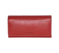 Club Rochelier DH4464-1RED Portefeuille en cuir avec chéquier et soufflet Rouge