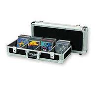 Reloop 100 CD Case - Boîtier professionnel pour CD, construction robuste, quadruple division, 2 boutons pression verrouillables, noir