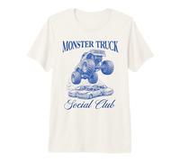 Club Social Monster Truck T-Shirt Haut de Gamme