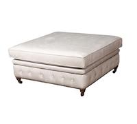 Club Tabouret Lounge Tabouret cuir textile Ottoman Designer Pufa Chesterfield