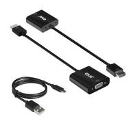 CLUB3D CAC-1302 câble vidéo et adaptateur 0,5 m HDMI Type A (Standard) VGA (D-Sub) Noir