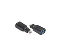 CLUB3D Adaptateur USB 3.1 Type C vers USB 3.0, Contacts Or, Longueur 0.043m, Noir, Transfert 5 Gbit/s, Plug & Play, RoHS, FCC, CE