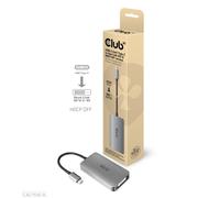 Club3D Adaptateur USB 3.2 Type C > DVI-D HDCP Off actif St/Bu retail