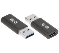 club3D Adaptateur USB USB 3.2 Gen1 USB-A mâle, USB-C® femelle noir CAC-1525