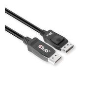 Câble de raccordement club3D DisplayPort Fiche mâle DisplayPort, Fiche mâle DisplayPort 2.00 m noir CAC-2068 ignifuge, 8K UH
