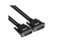 CLUB3D Câble DVI-D Dual Link M/M 10m - CAC-1220 - 24+1 Broches - Résolution max 2560x1600 60Hz - 28AWG - Connecteurs mâles droits