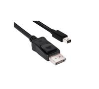 CLUB3D Câble Mini DisplayPort vers DisplayPort 1.4 HBR3, 8K 60Hz, 2m. Prend en charge 7680x4320, 32.4 Gbit/s. Connecteurs plaqués or.