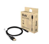 Club3D Câble USB Type-C vers DisplayPort DP80 bidirectionnel certifié VESA 1 m