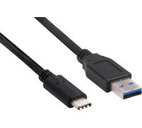 club3D Câble USB USB 3.2 Gen1 (USB 3.0) USB-C® mâle, USB-A mâle 1.00 m noir CAC-1523