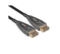 CLUB3D CAC-1079 Câble DisplayPort 20m Noir - 7680x4320 120Hz - Connecteurs Mâle/Mâle - Bande Passante 32.4 Gbit/s - Certifié ROHS/FCC/CE EMI