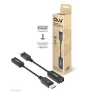 CLUB3D CAC-1088 câble vidéo et adaptateur 0,21 m DisplayPort HDMI Noir