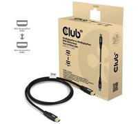 CLUB3D CAC-1165 câble DisplayPort 1 m Mini DisplayPort Noir