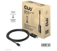 Club 3D Câble CAC-1187 MiniDisplayPort™ 1.4 vers HDMI™ 4K120Hz ou 8K60Hz HDR10+ 1,8m St./St.