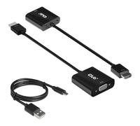 CLUB3D CAC-1302 câble vidéo et adaptateur 0,5 m HDMI Type A (Standard) VGA (D-Sub) Noir