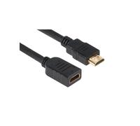 CLUB3D CAC-1320 - Câble d'Extension HDMI 2.0 Mâle/Femelle 5m - Contacts Or, 10.2 Gbit/s, Compatibilité 3D, HDCP, AWG 30