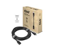 CLUB3D CAC-1325 Câble HDMI 2.0 5m, Type A (Standard) Mâle/Femelle, 18Gbit/s, 4096x2160 60Hz, Contacts Or, Noir