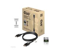CLUB3D CAC-1370 Câble HDMI 2.1 1.5m Type A Mâle/Mâle, 48 Gbit/s, contacts Or, ARC, 120Hz, AWG28, Noir, Certifié ROHS/FCC/CE EMI