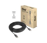 CLUB3D CAC-1379 Câble HDMI 2.1 20m, Connecteurs HDMI Type A Mâle, Contacts Or, ARC, HDR, 120Hz, Compatible Windows/Mac, Noir