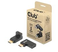 CLUB3D CAC-1528 Lot de 2 adaptateurs coudés USB Type C Gen2 jusqu'à 4K120Hz St./B