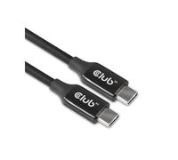 CLUB3D CAC-1535 Câble USB-C vers USB-C 3.2 Gen 2 (3.1 Gen 2) 5m Noir, 10Gbit/s, Power Delivery 60W (20V/3A)