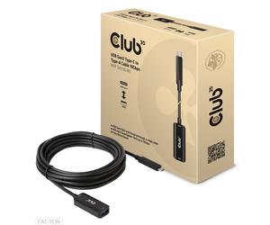 CLUB3D CAC-1536 câble USB USB 3.2 Gen 2 (3.1 Gen 2) 5 m USB C USB A Noir