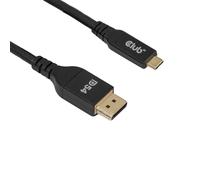 Club 3D Câble USB-C vers DisplayPort CAC-1563 bidirectionnel 2 m DisplayPort 2.1 8K120Hz