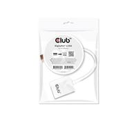 club3D CAC-2003 DisplayPort Adaptateur [1x DisplayPort mâle - 1x VGA Femelle] Blanc