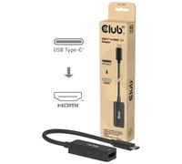 CLUB3D CAC-2505 câble vidéo et adaptateur 0,12 m USB Type-C HDMI + USB Noir