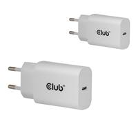 CLUB3D CAC-3020 chargeur d'appareils mobiles Smartphone, Universel Blanc Secteur Charge rapide Intérieure