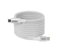 Club3D CAC-3032 USB-C Bobine magnétique 240 W PD3.1 Câble blanc 2 m Charge rapide