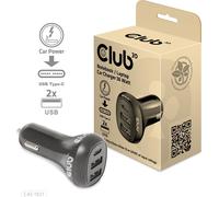 CLUB3D Chargeur USB pour voiture 1xUSB C 2xUSB A 36W 12/24V retail