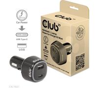 CLUB3D Chargeur USB pour voiture 1xUSB C A 63W 12/24V retail