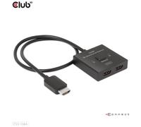 CLUB3D CSV-1384 commutateur écran, clavier et souris Noir