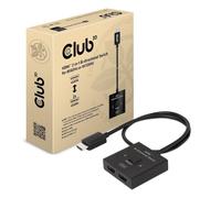 Club3D CSV-1384 HDMI™ 2-in-1 Bi-Directional Switch for 8K60Hz or 4K120Hz