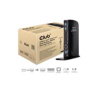 CLUB3D CSV-1460 Dock USB 3.2 Gen1 Type A/C Dual Display 4K60Hz DisplayLink, 6x USB 3.2, 2x DisplayPort, Ethernet Gigabit, Audio 3.5mm, Windows